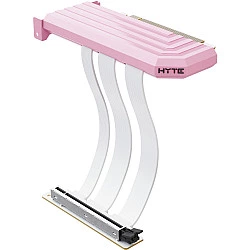 HYTE PCIe 5.0 Hyper Riser (rosa/weiß, 20cm) (ACC-HYTE-PCIE50-SM)