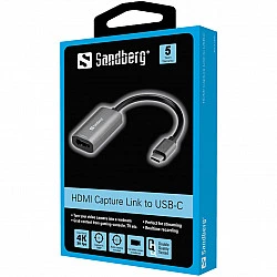 SANDBERG Videoadapter - HDMI weiblich zu 24 pin USB-C männlich
