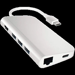 Satechi USB-C Multiport Adapter 8K with Ethernet V3 space grey (ST-P8KEM)