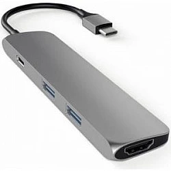 ST-CMAM, USB 3.2 Gen 1 3.1 Gen 1 Type-C, grey, HDMI, USB 3.2 Gen 1 3.1 Gen 1 Type-A