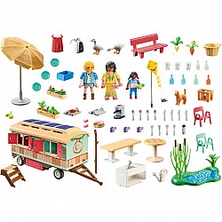 Cozy site trailer cafe