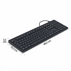 wired keyboard CK-100 black