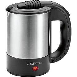 Reise-Wasserkocher WKR 3624 (edelstahl/schwarz, 0,5 Liter)