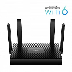Cudy WR1500 wireless router Gigabit Ethernet Dual-band (2.4 GHz / 5 GHz) Black