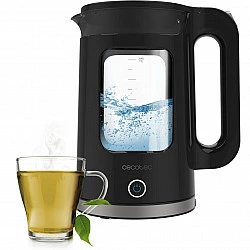 Thermosense 330 Glassy, Wasserkocher schwarz, 2.200 Watt, 1,7 Liter