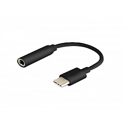 SAVIO USB Type 3.1 C (M) – Jack 3.5mm (F) Audio adapter Black AK-35/B