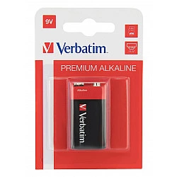 Verbatim Alkaline battery 9V-Block 6 LR 61           49924