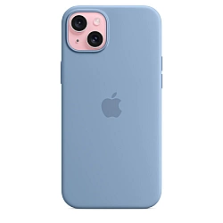APPLE SILICONE CASE MT193ZM/A IPHONE 15 PLUS WINTER BLUE ORIGINAL SEAL