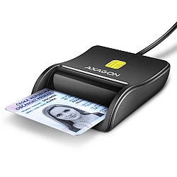 Turime | AXAGON CRE-SM3N reader Smart card USB 1.3m cab | ITwork sandėlyje!