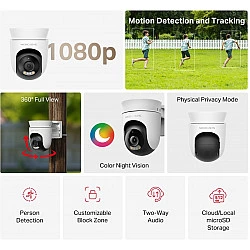 Mercusys MC500 security camera Bulb IP security camera Outdoor 1920 x 1080 pixels Ceiling/Wall/Pole
