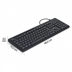wired keyboard CK-200 black