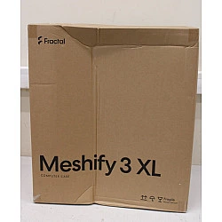 SALE OUT. Fractal Design Meshify 3 XL Black RGB TG Light Tint | SALE OUT. SALE OUT. Fractal Design Meshify 3 XL | Black RGB TG Light Tint | Mid-Tower | DAMAGED PACKAGING | ATX