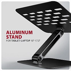 STND-LQB ALU stand for laptops 10-16 black