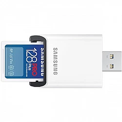 Memory card SD PRO Plus MB-SD128SB/WW 128GB + reader