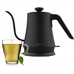 Thermosense 500 Cisne, Wasserkocher schwarz/holz, 1.200 Watt, 1 Liter