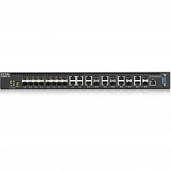 ZYXEL XS3800-28, 28-PORT 10GBE L2+ MANAGED SWITCH NEBULA FLEX PRO (DUAL AC,1 YEAR NCC PRO PACK LICENSE BUNDLED) (5Y WARRANTY)