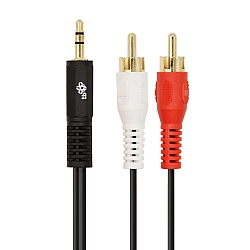 Kabel 3,5mm Mini Jack - 2x RCA M/M (chinch) 1,5m