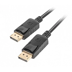 Lanberg CA-DPDP-10CC-0018-BK DisplayPort cable 1.8 m black (CA-DPDP-10CC-0018-BK)
