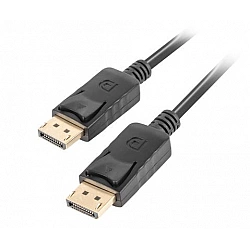 Lanberg DisplayPort Cable 19 Pin V1.2 4K, 3 m CA-DPDP-10CC-0030-BK DisplayPort to DisplayPort