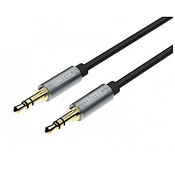 UNITEK Y-C922ABK Kabel miniJack 3 5mm M - 3 5mm M TWIST