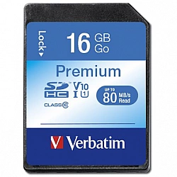 Verbatim Flash-Speicherkarte - 16 GB - Class 10