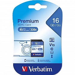 Verbatim Flash-Speicherkarte - 16 GB - Class 10