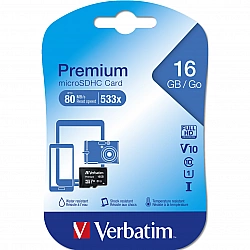 Verbatim Flash-Speicherkarte - 16 GB - Class 10