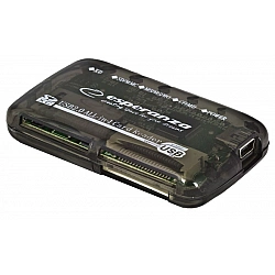 Esperanza EA117 card reader Black USB 2.0