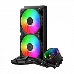 Cooler Master MLW-D24M-A18PA-R1 MasterLiquid 240 Core II ARGB, 280mm radiator, 2x 120mm, ARGB2 Gen 2