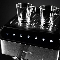 Power Instant-ccino 20 Touch Serie Nera, Espressomaschine schwarz/edelstahl (gebürstet)