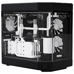 HYTE Y60 - Mid tower - E-ATX - Seitenteil mit Fenster (gehärtetes Glas)