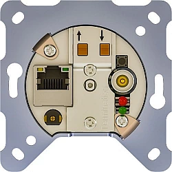 Z ALLNET Punkt-zu-Punkt Coax 8 Port Master Chassis/Verstärker EOC 200 zbh. EOC G.hn Unterputzdose/Durchgangsdose ALL-GHN108S-200-UP-Dose