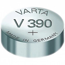 VARTA Silber-Oxid Uhrenzelle, V390 (SR54), 1,55 Volt, 80 mAh (00390 101 401)