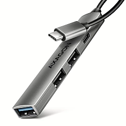 HUE-STC HUB 4-port 1x USB 5Gbps, 2xUSB2.0 + C