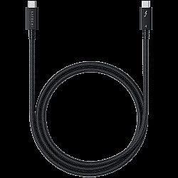 Satechi Thunderbolt 4 Pro Cable, Länge: 1 Meter Datenübertragung von bis zu 40 Gbit/s, Ladeleistung von bis zu 240W, Unterstützt Bildauflösungen von 8