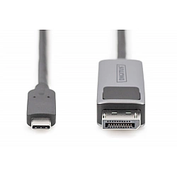 Digitus Bi-directional Adapter Cable DB-300334-020-S USB-C to DP USB-C Display Port