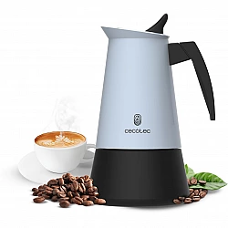 Piccolina 600 , Kaffeebereiter hellblau/schwarz, 300 ml I 6 Tassen