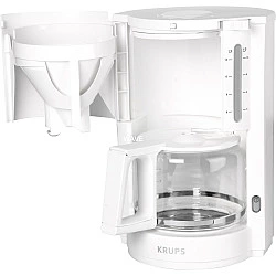 Krups F 309 01 Glas-Kaffeemaschinen Proaroma Weiß Matt