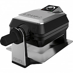 Krups FDD95D 2 waffle(s) 1200 W Black, Stainless steel