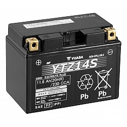 Yuasa YTZ14S vehicle battery AGM (Absorbed Glass Mat) 11.8 Ah 12 V 230 A Motorcycle