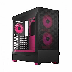 PC case Pop Air TG Clear Tint RGB magenta core