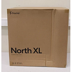 SALE OUT. Fractal Design North XL | Chalk White TG Clear | Mid-Tower | DAMAGED PACKAGING | Power supply included No