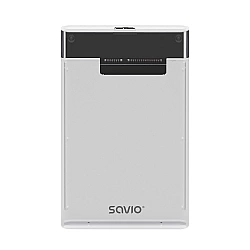 Savio 2.5 External HDD/SSD enclosure, USB 3.0, transparent, AK-66