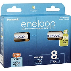 Rechargeable batteries PANASONIC ENELOOP AA 2000 mAh 8 szt (BK-3MCDE/8HH)