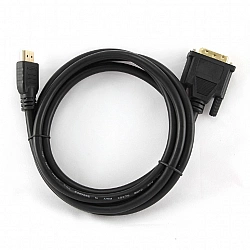 Gembird HDMI to DVI cable (Single Link) HDMI 19pin male DVI 18+1pin male HDMI to DVI-D 0.5 m