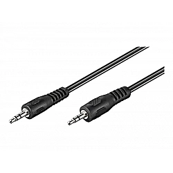 Goobay AUX audio connector cable 50449 3.5 mm male (3-pin, stereo) 3.5 mm male (3-pin, stereo)