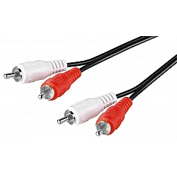 Goobay Stereo RCA cable 2x RCA 50030 2 RCA male (audio left/right) 2 RCA male (audio left/right)