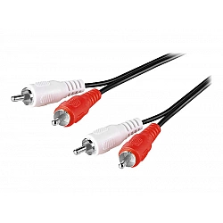 Goobay Stereo RCA cable 2x RCA 50030 2 RCA male (audio left/right) 2 RCA male (audio left/right)
