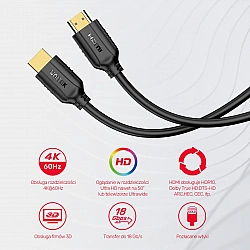 UNITEK C11079BK-10M Kabel HDMI v.2.0 4K 60HZ 10M