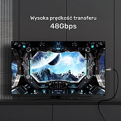 UNITEK C11085GY01-5M Kabel Optyczny HDMI 2.1 AOC 8K 120Hz 5m